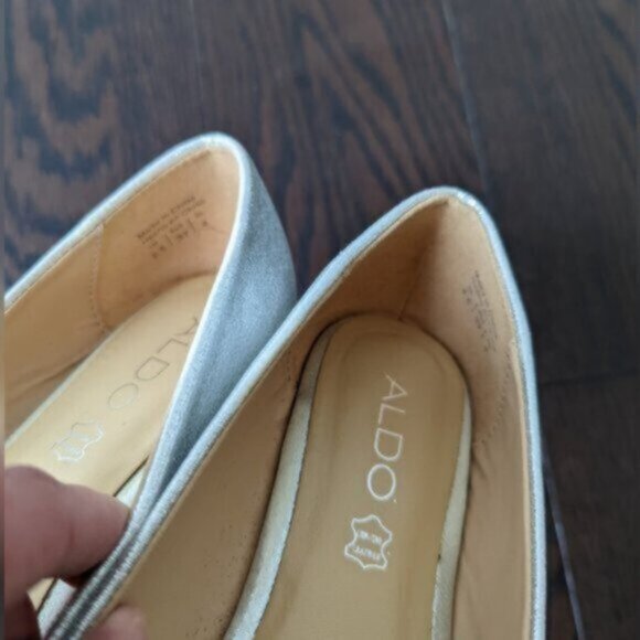 Aldo silver metallic flat - Benjamina ballet flat - Picture 4 of 9